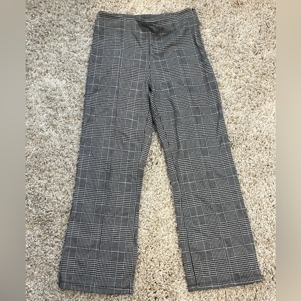 Stylish Gray Houndstooth Women's Pants